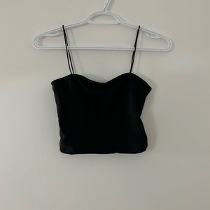 Black tank top